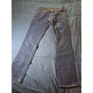 Levis 511 Mens Jeans 31x32 Slim Fit Dark Wash Denim Blue